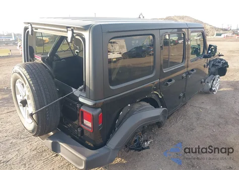 2022 Jeep Wrangler Unlimited Sport S 4X4 from USA, damaged, VIN 1C4HJXDG8NW155030